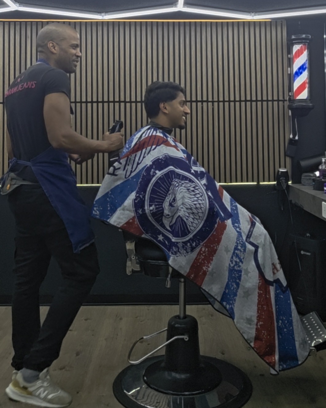 Pinto bei der Arbeit im PintoBarber Thun